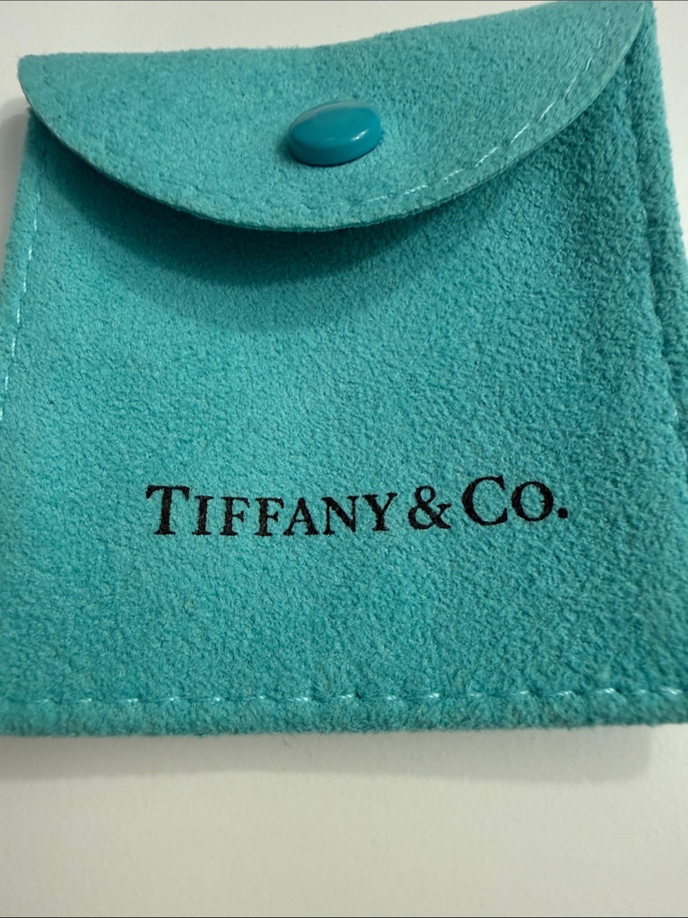 Tiffany & Co. Silver Heart Ring with Blue Pouch - Picture 2 of 6
